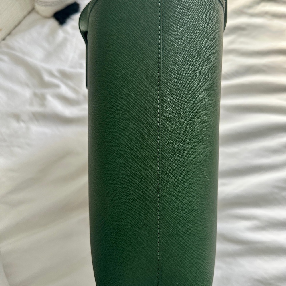 Michael Kors Microstud Center Stripe Small Travel Tote – Moss (NWT) - Picture 11 of 14